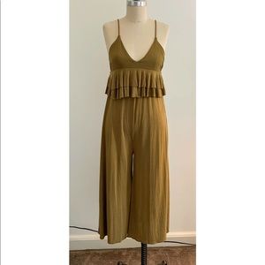 Silence+Noise Olive Green Jumpsuit